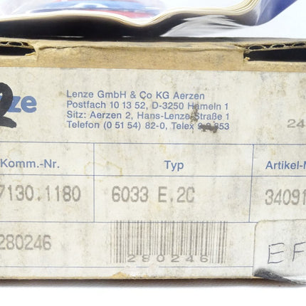 Lenze 280246 / 33.6032CP.2C - 13.001 / 6033E.2C - Maranos.de