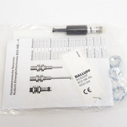 Balluff Photoelectric Sensor BOS020F BOS 08E-PS-KE20-S49 / Neu OVP - Maranos.de