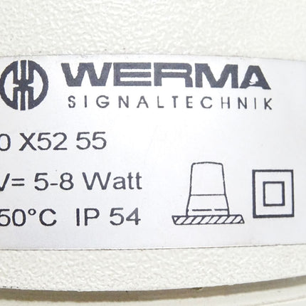 Werma 830 X52 55 830X5255 Signalleuchte rot - Maranos.de