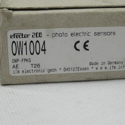 IFM Electronic OW1004 OWP-FPKG Reflex-Lichtschranke neu-OVP - Maranos.de