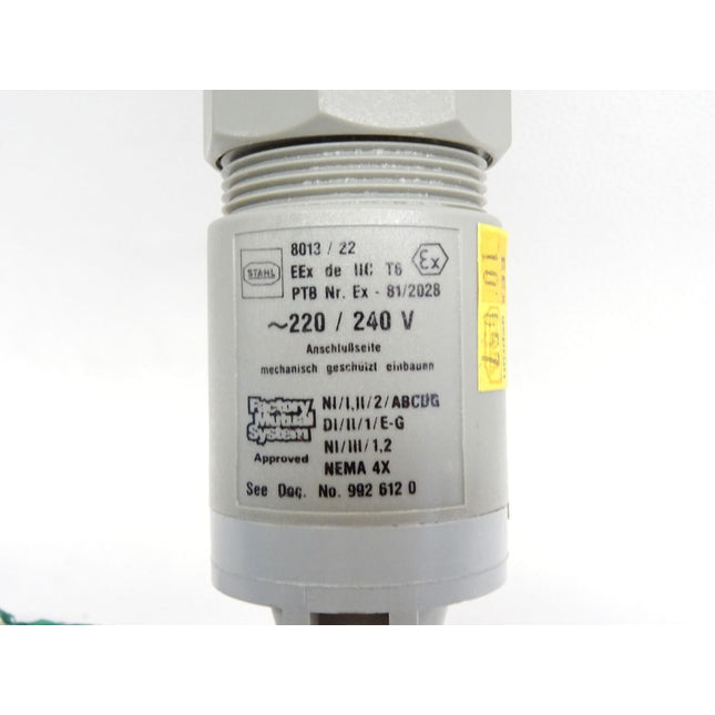 Stahl 8013/22 Ex-81/2028 / Einbau-Leuchtmelder grün / Neu - Maranos.de