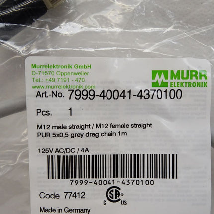 Murr Elektronik Kabel 7999-40041-4370100 / Neu OVP - Maranos.de