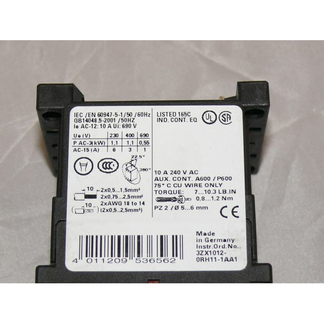 Siemens 3RH1131-1BE80 / 3RH 1131-1BE80 Schütz - Maranos.de