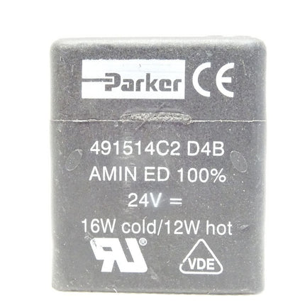 Parker Lucifer 491514C2 D4B AMIN ED 100% 24W = 16W cold / 12W hot / 32-mm-Spule für FCSE-Magnetventil - Maranos.de