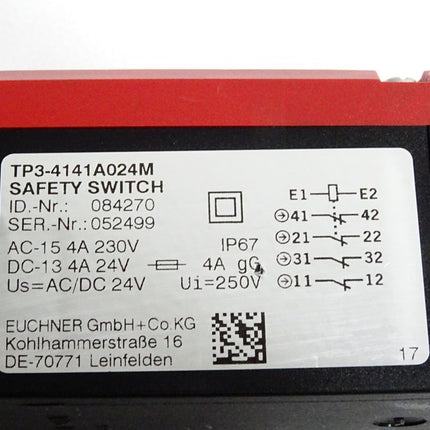 Euchner safety Switch 084270 TP3-4141A024M Sicherheitsschalter - Maranos.de