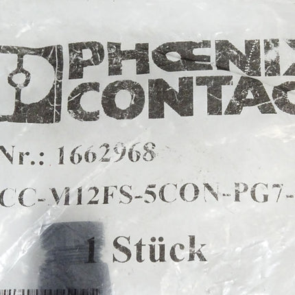 Phoenix Contact 1662968 SACC-M12FS-5CON-PG 7-M Steckverbinder / Neu OVP - Maranos.de