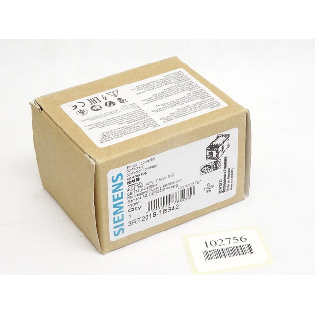 Siemens Schütz 3RT2018-1BB42 / Neu OVP - Maranos.de
