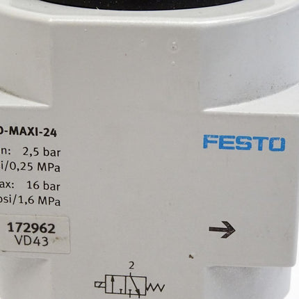 Festo 172962 HEE-D-MAXI-24 Einschaltventil / Neu - Maranos.de