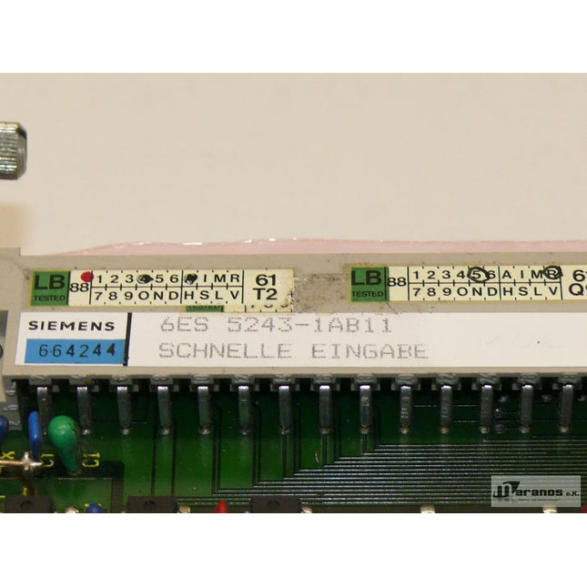 Siemens S5 6ES5243-1AB11 / 6ES5 243-1AB11 Stand C02 // - Maranos.de