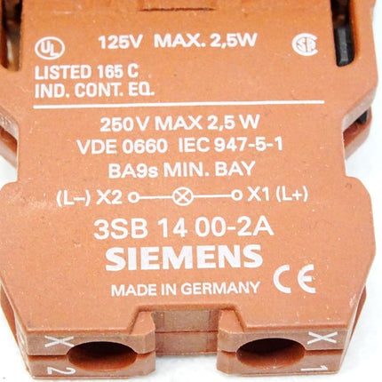 Siemens Leuchtmelder weiß mit 3SB1400-2A - Maranos.de