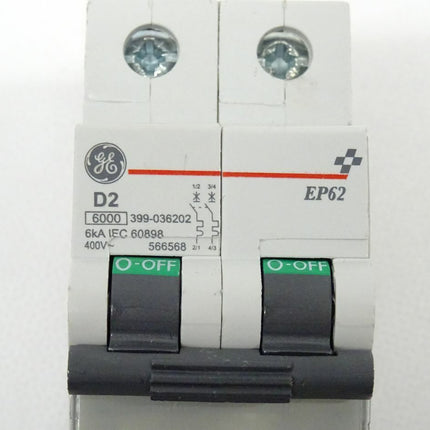 GE D2 + EP62 6000 399-036202 6kA IEC 608798 400V~ 566568 - Maranos.de