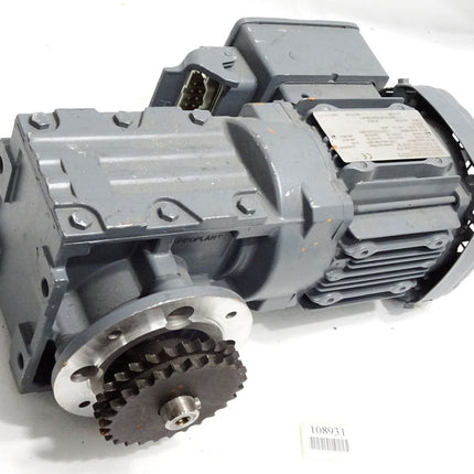 SEW Eurodrive Getriebemotor WF30 DRS71S4/ASE1/TF 1380/29 r/min 0.37kW i48 - Maranos.de