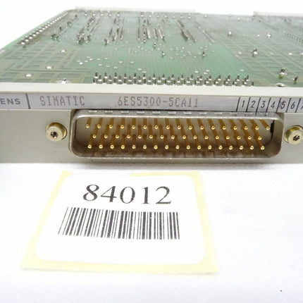 Siemens Simatic 6ES5300-5CA11 / 6ES5 3000-5CA11 / E:5 - Maranos.de