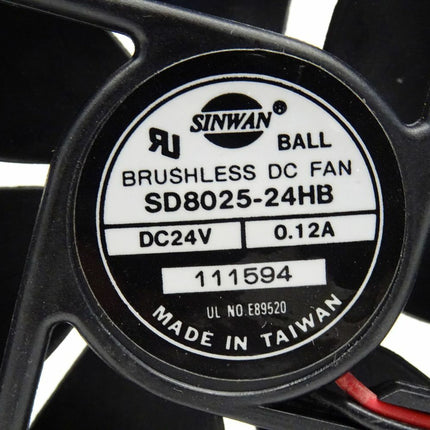 SINWAN® BRUSHLESS DC FAN SD8025-24HB 111594 DC24V 0.12A - Maranos.de
