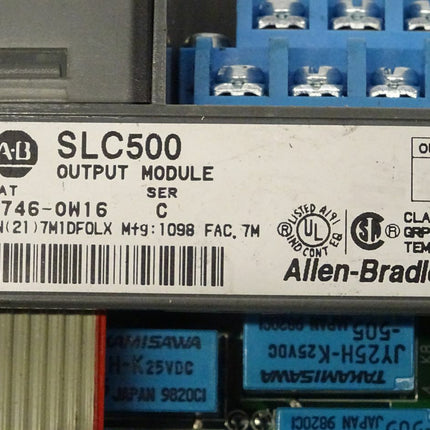 Allen-Bradley 1746-0W16 Output Module SLC500 Ser C ## - Maranos.de