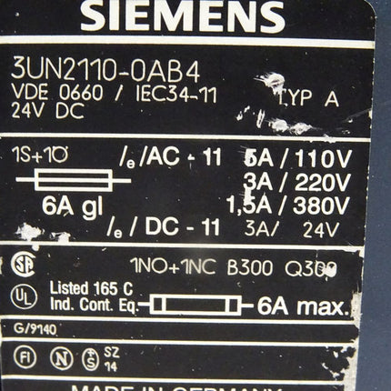 Siemens 3UN2110-0AB4 - Maranos.de