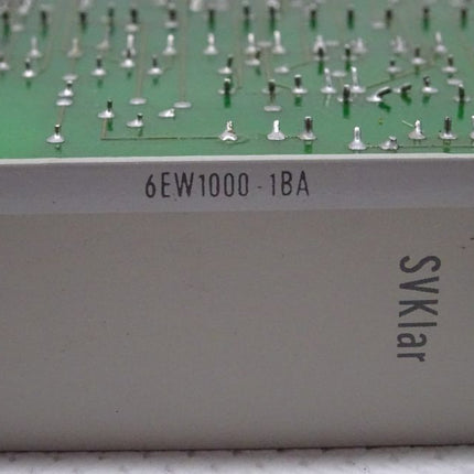 Siemens 6EW1000-1BA / 6EW1 000-1BA Logic Power Module - Maranos.de