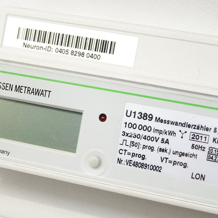 Gossen Metrawatt U1389 Messwandlerzähler - Maranos.de