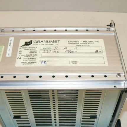 ENDRESS & HAUSER DME-270 / DME270-R-A-3 220V H&R Granumet - Maranos.de