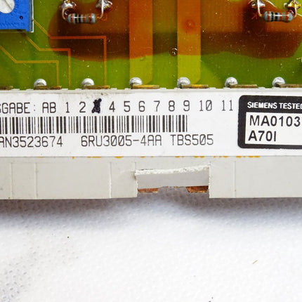 Siemens 6RU3005-4AA TBS505 - Maranos.de