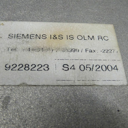 Siemens Simovert VC 6SE7016-1TA20 Wechselrichter / DC Inverter - Maranos.de