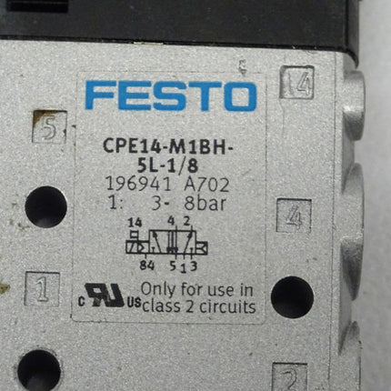 Festo 196941 Magnetventil CPE14-M1BH-5L-1/8 / 3 - 8bar - Maranos.de