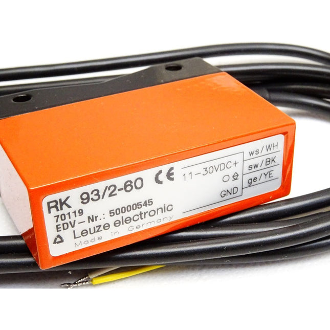 Leuze electronic Reflexionslichttaster RK93/2-60 50000545 / Neu OVP - Maranos.de