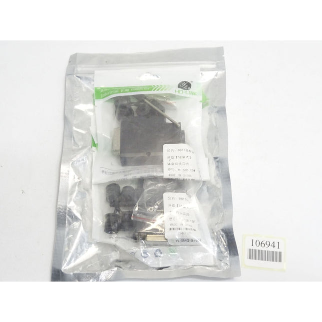 HD-LINK INDUSTRIAL PLUG CONNECTOR DB15 YL-SCD-15M YL-SCD-15F / Neu OVP - Maranos.de