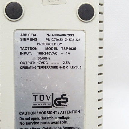 Siemens C79451-Z1531-K2 ABB 40064067993 Tactson TSP1035 Netzteil für PG720 - Maranos.de