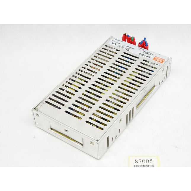 MW Mean Well SP-75-5 / DC 5V 15A / AC 100-240VAC 1.3A - Maranos.de