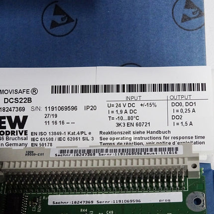 SEW Eurodrive Movisafe 18247369 DCS22B / Neu OVP - Maranos.de
