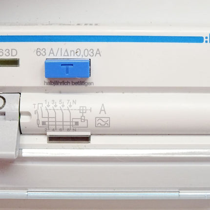 Hager CDA463D FI-­Schutz­schal­ter 4 polig 6kA 63A 30mA Typ A / Neu OVP - Maranos.de