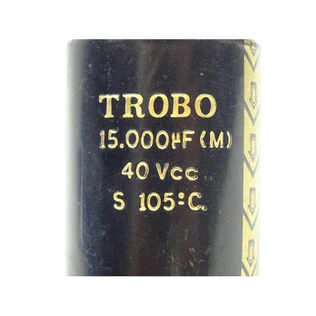 TROBO 15.000 µF (M) 40 Vcc S 105°C Kondensator / Neu - Maranos.de