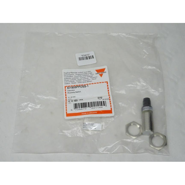 Carlo Gavazzi EI1805PPOSS-1 Inductive Proximity Switch 10-40VDC / 0,2A NEU-versiegelt - Maranos.de