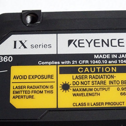 Keyence Bildbasierter Höhenvergleichssensor IX-360 / Neuwertig - Maranos.de