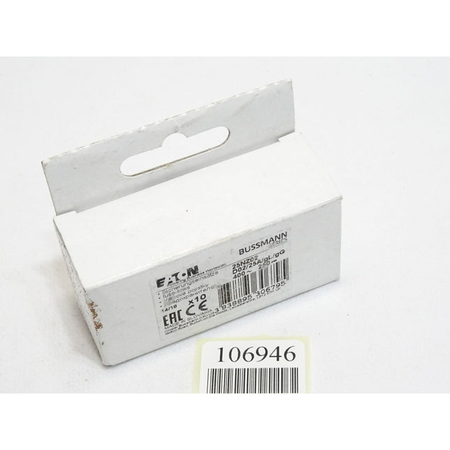 Eaton Bussmann Sicherungseinsätze 25NZ02 400VAC 25A / Inhalt:10 Stück / Neu OVP - Maranos.de