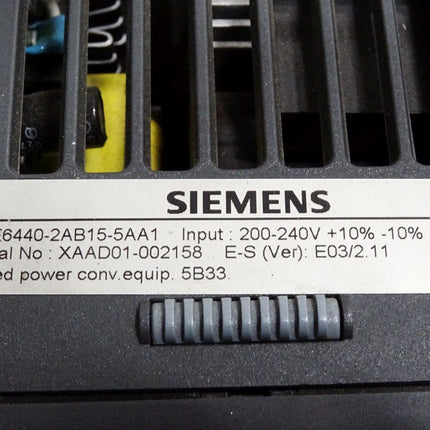 Siemens 6SE6440-2AB15-5AA1 Micromaster 440 0.55kW - Maranos.de