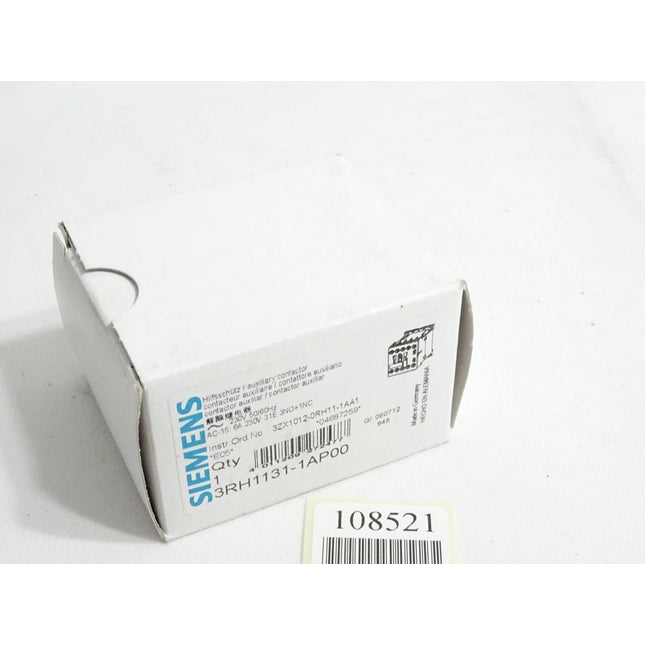 Siemens Hilfsschütz 3RH1131-1AP00 / Neu OVP - Maranos.de