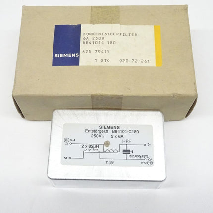 Siemens B84101C-180 Funkentstörfilter neu-ovp - Maranos.de