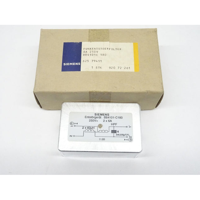 Siemens B84101C-180 Funkentstörfilter neu-ovp - Maranos.de