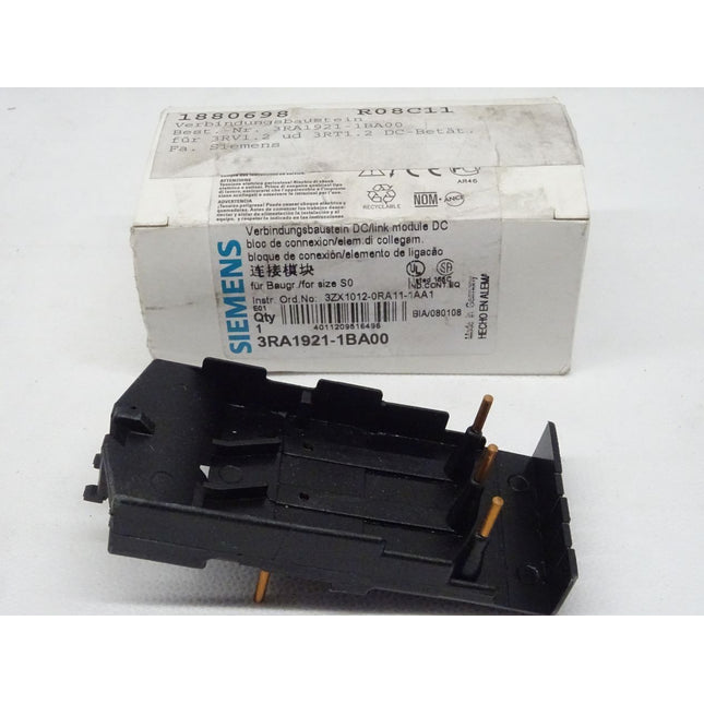 Siemens 3RA1921-1BA00 / 3RA1 921-1BA00 Verbindungsbaustein NEU-OVP - Maranos.de
