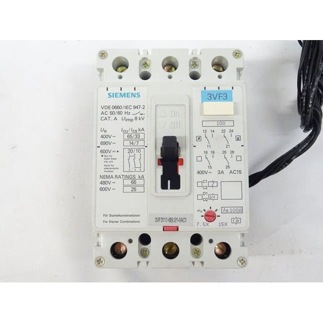 Siemens 3VF3111-6BU21-0AC1 Leistungsschalter 3VF3 111-6BU21-0AC1 Schütz neu-OVP - Maranos.de