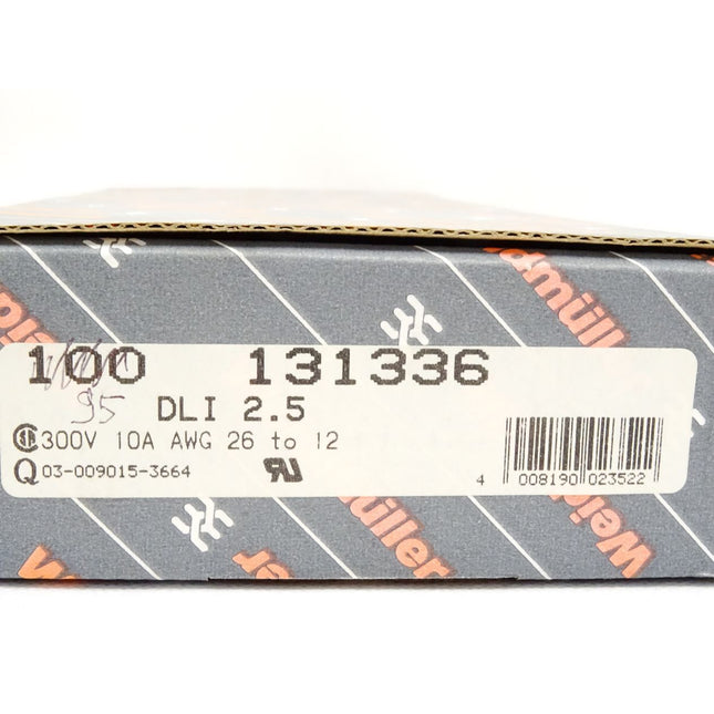 Weidmüller 131336/1313360000 DLI2.5 / Inhalt : 95 Stück / Neu OVP - Maranos.de