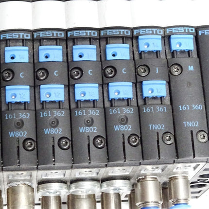 Festo 18210 CPV14-VI Ventilinsel + 165811 Elektrik-Anschaltung CPV14-GE-DI01-8 - Maranos.de