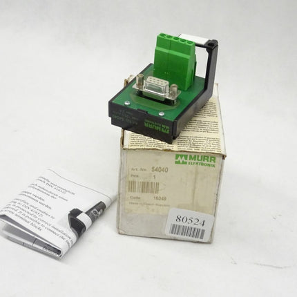 Murr Elektronik 54040 max. 125 V ~ max. 2A  Übergabebaustein / NEU-OVP - Maranos.de