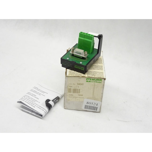 Murr Elektronik 54040 max. 125 V ~ max. 2A  Übergabebaustein / NEU-OVP - Maranos.de