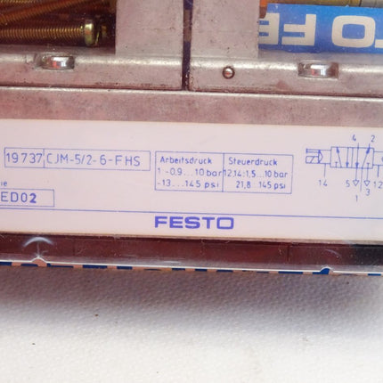 Festo Magnetventil 19737 CJM-5/2-6-FHS / Neu OVP - Maranos.de