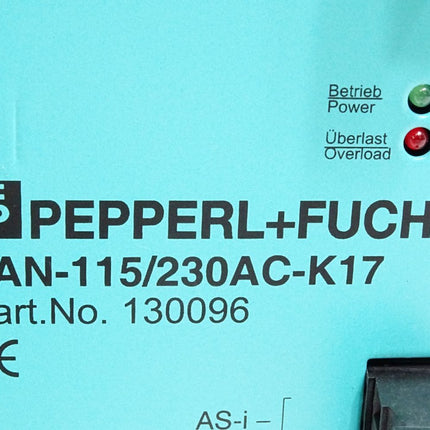 Pepperl+Fuchs 130096 VAN-115/230AC-K17 Power Supply / Neu OVP - Maranos.de