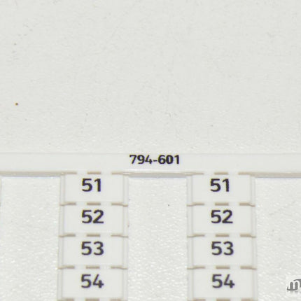 NEU 1x Wago 794-601 Bezeichnungskarten - Maranos.de