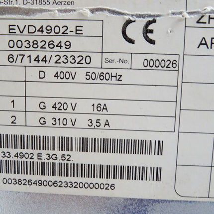 Lenze 4900 EVD4902-E 00382649 33.4902E.3G.52 Umrichter DC speed controller 6.7kW - Maranos.de